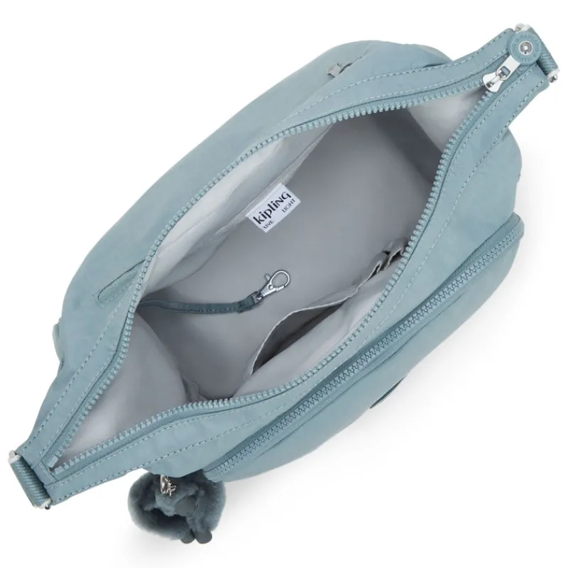 Kipling Crossbodys-GABB Large Crossbody Bag with Adjustable Straps - Relaxed Grey (blue)