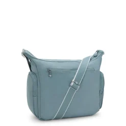 Kipling Crossbodys-GABB Large Crossbody Bag with Adjustable Straps - Relaxed Grey (blue)
