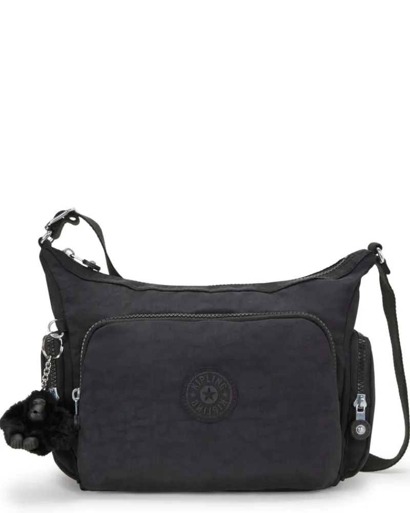 Kipling Crossbodys-GABB S Medium Crossbody Bag with Adjustable Straps - Black Noir (black)