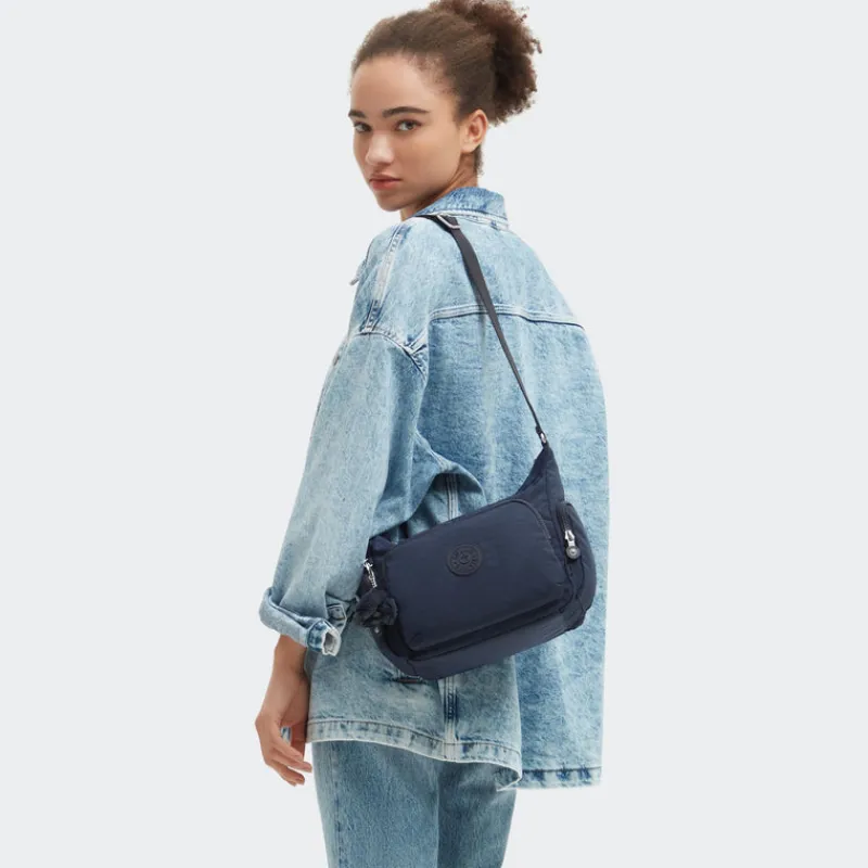 Kipling Crossbodys-GABB S Medium Crossbody Bag with Adjustable Straps - Blue Bleu 2 (blue)