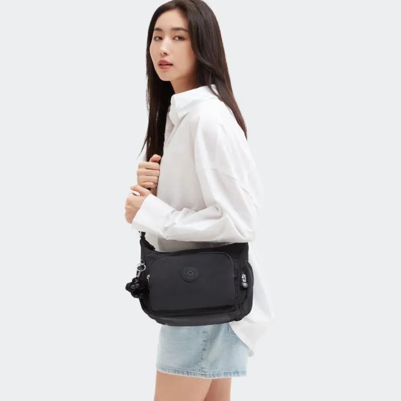 Kipling Crossbodys-GABB S Medium Crossbody Bag with Adjustable Straps - Black Noir (black)
