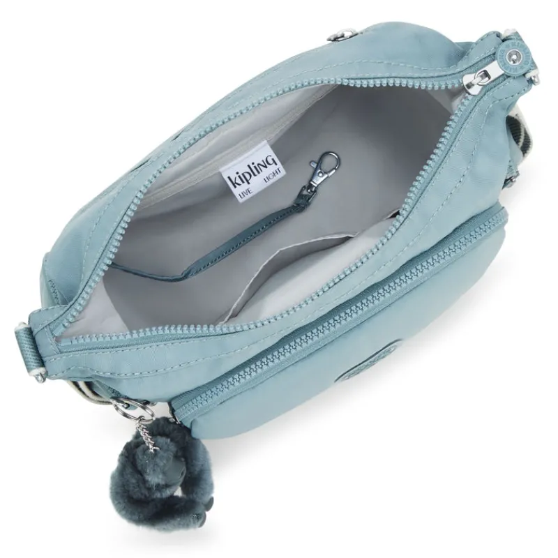 Kipling Crossbodys-GABB S Medium Crossbody Bag with Adjustable Straps - Relaxed Grey (blue)