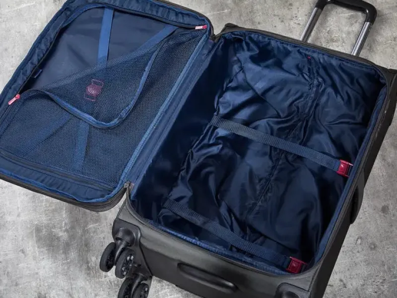 Rock Spinner (4 Wheel) | Softside Luggage-Georgia Extra Large Suitcase (expandable) - Grey