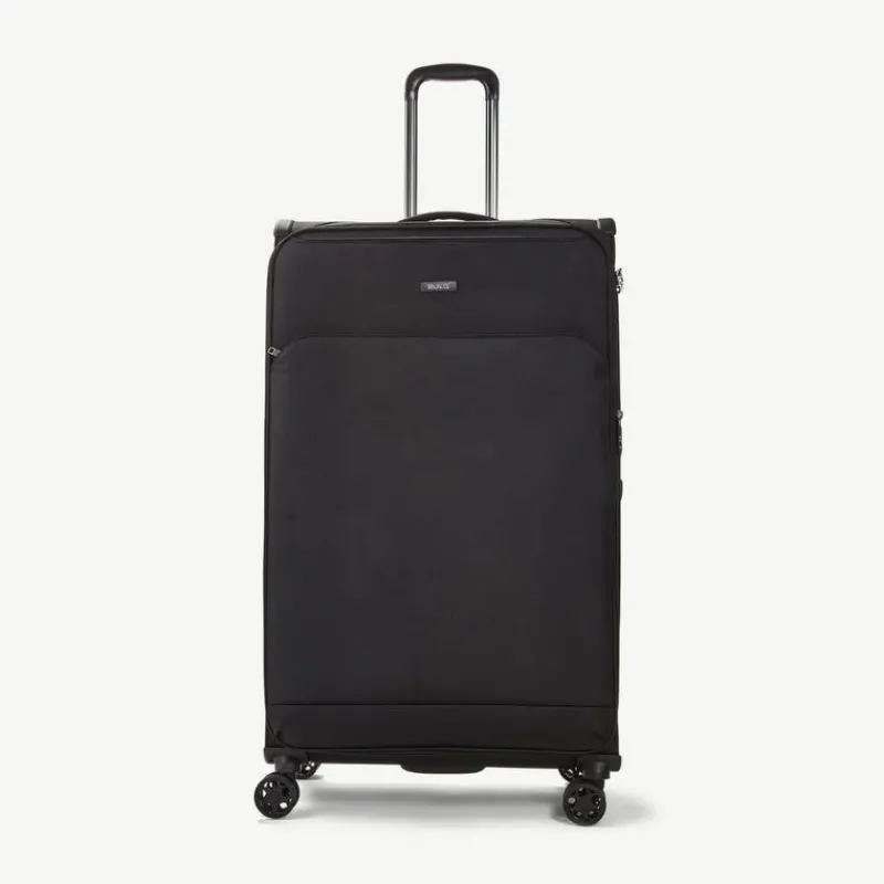 Rock Spinner (4 Wheel) | Softside Luggage-Georgia Extra Large Suitcase (expandable) - Black