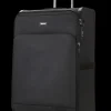 Rock Spinner (4 Wheel) | Softside Luggage-Georgia Large Suitcase (expandable) - Black