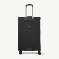 Rock Spinner (4 Wheel) | Softside Luggage-Georgia Large Suitcase (expandable) - Black