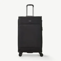 Rock Spinner (4 Wheel) | Softside Luggage-Georgia Large Suitcase (expandable) - Black