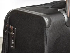 Rock Spinner (4 Wheel) | Softside Luggage-Georgia Medium Suitcase (expandable) - Black