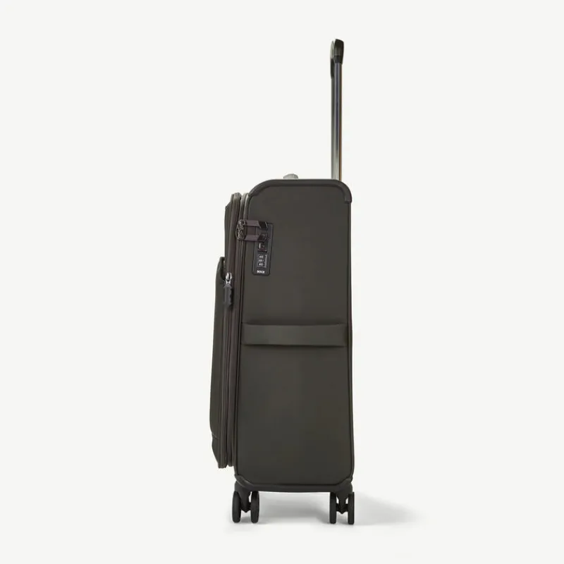 Rock Spinner (4 Wheel) | Softside Luggage-Georgia Medium Suitcase (expandable) - Grey