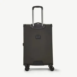 Rock Spinner (4 Wheel) | Softside Luggage-Georgia Medium Suitcase (expandable) - Grey