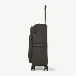 Rock Spinner (4 Wheel) | Softside Luggage-Georgia Medium Suitcase (expandable) - Black