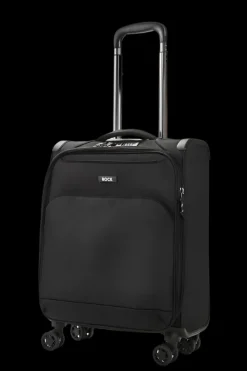 Rock Spinner (4 Wheel) | Softside Luggage-Georgia Small Suitcase (expandable) - Grey
