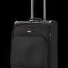 Rock Spinner (4 Wheel) | Softside Luggage-Georgia Small Suitcase (expandable) - Black