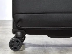 Rock Spinner (4 Wheel) | Softside Luggage-Georgia Small Suitcase (expandable) - Black