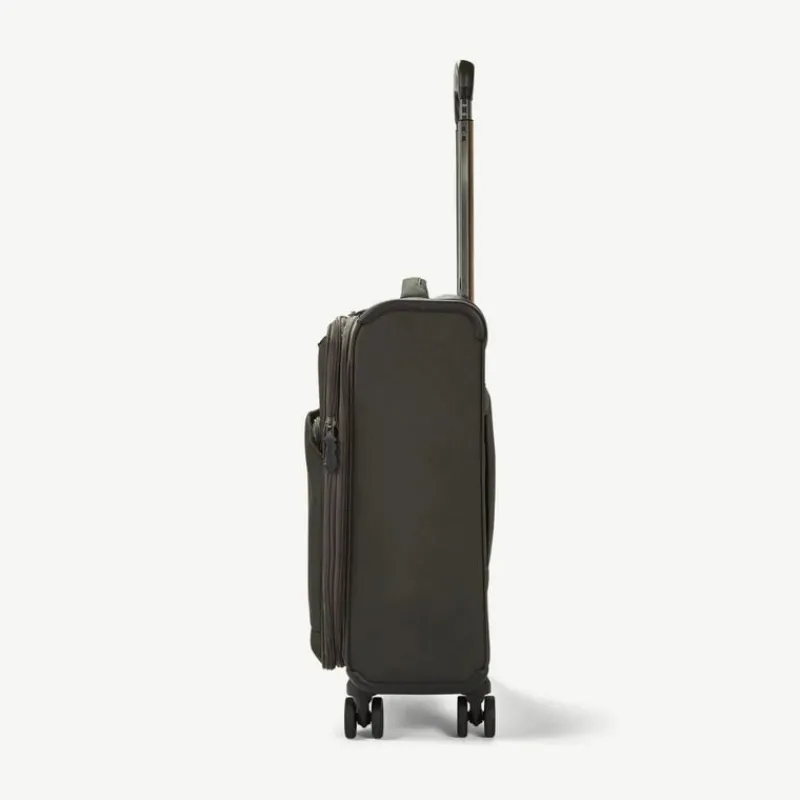 Rock Spinner (4 Wheel) | Softside Luggage-Georgia Small Suitcase (expandable) - Black