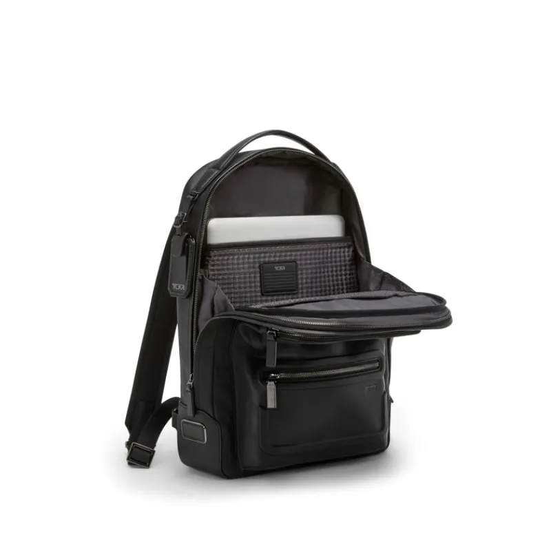 London Luggage Backpacks-HARRISON Bradner Backpack - Black Bombe