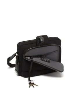 London Luggage Crossbodys-Harrison Leo Crossbody - Black