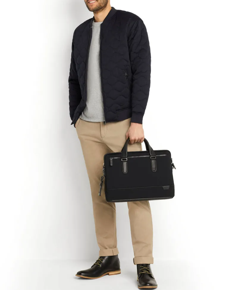 Tumi Briefcases-HARRISON Sycamore Briefcase - Dark Charcoal