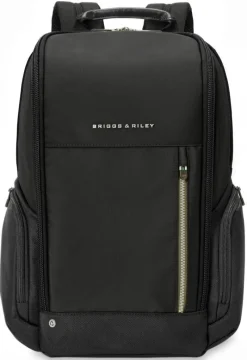 Briggs & Riley Backpacks-HTA Medium Widemouth Backpack - Black