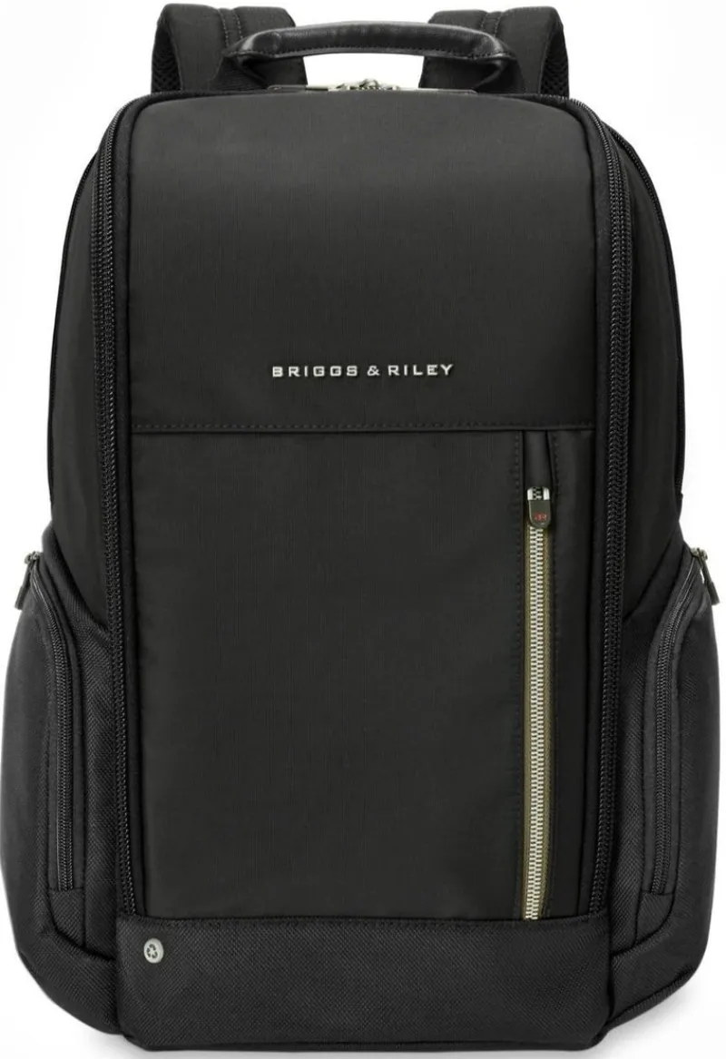 Briggs & Riley Backpacks-HTA Medium Widemouth Backpack - Black