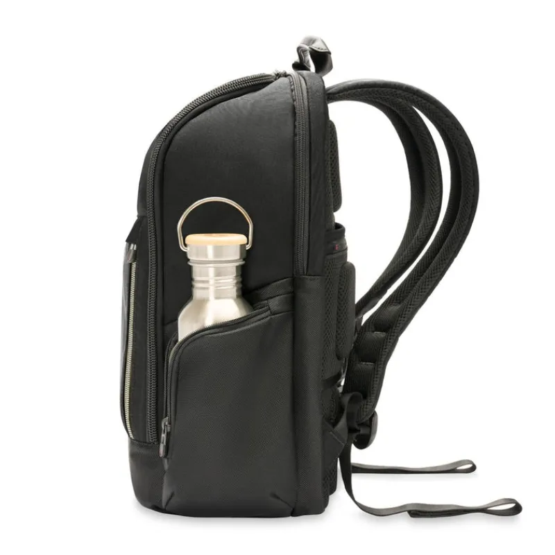 Briggs & Riley Backpacks-HTA Medium Widemouth Backpack - Black