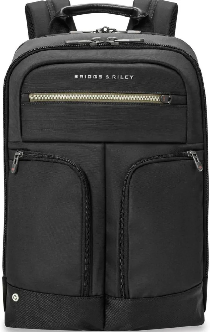 Briggs & Riley Backpacks-HTA Slim Expandable Backpack - Black