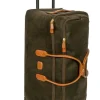 Brics Upright (2 Wheel) | Softside Luggage-Life 28 inch wheeled holdall - Olive