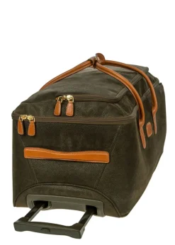 Brics Upright (2 Wheel) | Softside Luggage-Life 28 inch wheeled holdall - Olive