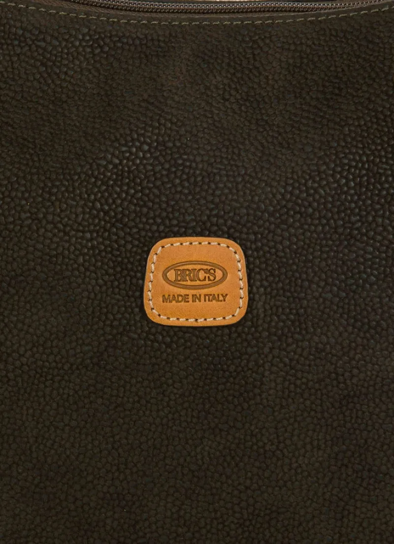 Brics Check-in Luggage-LIFE Half-moon Bag LUNA - Olive