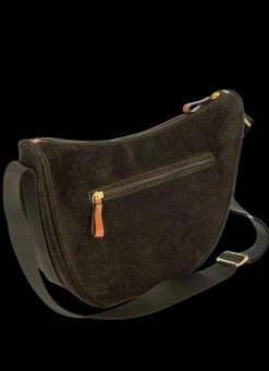 Brics Check-in Luggage-LIFE Half-moon Bag LUNA - Olive