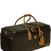 Brics Softside Luggage | Check-in Luggage-Life Holdall Carry On 21" - Olive