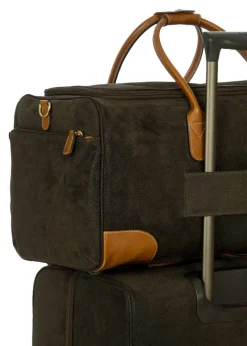 Brics Softside Luggage | Check-in Luggage-Life Holdall Carry On 21" - Olive