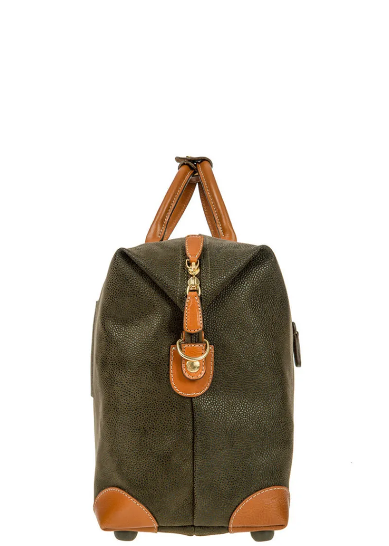 Brics Softside Luggage-Life Holdall Small Clipper - Olive