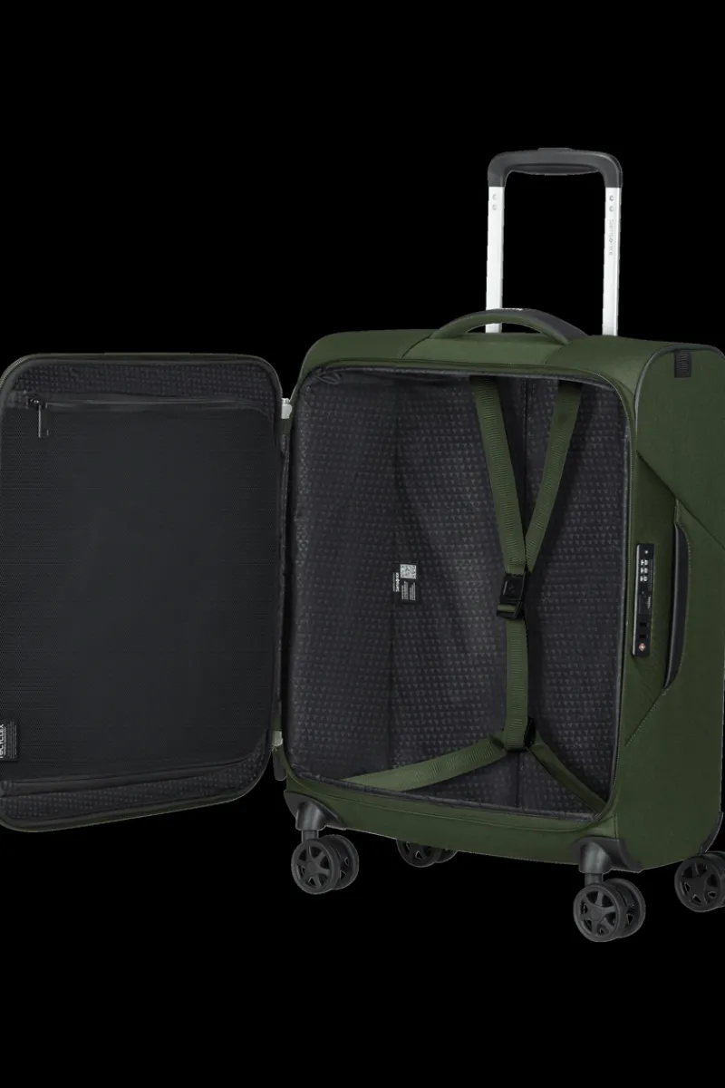 Samsonite Spinner (4 Wheel) | Softside Luggage-LITEBEAM Spinner (4 wheels) 55cm - Climbing Ivy
