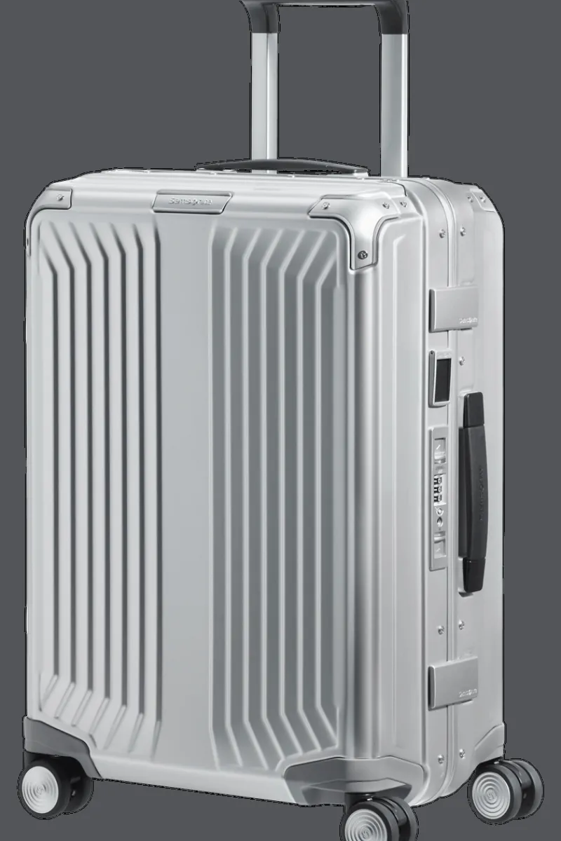 Samsonite Spinner (4 Wheel) | Aluminium Luggage-Lite-Box Alu Spinner (4 Wheels) 55cm - Aluminium