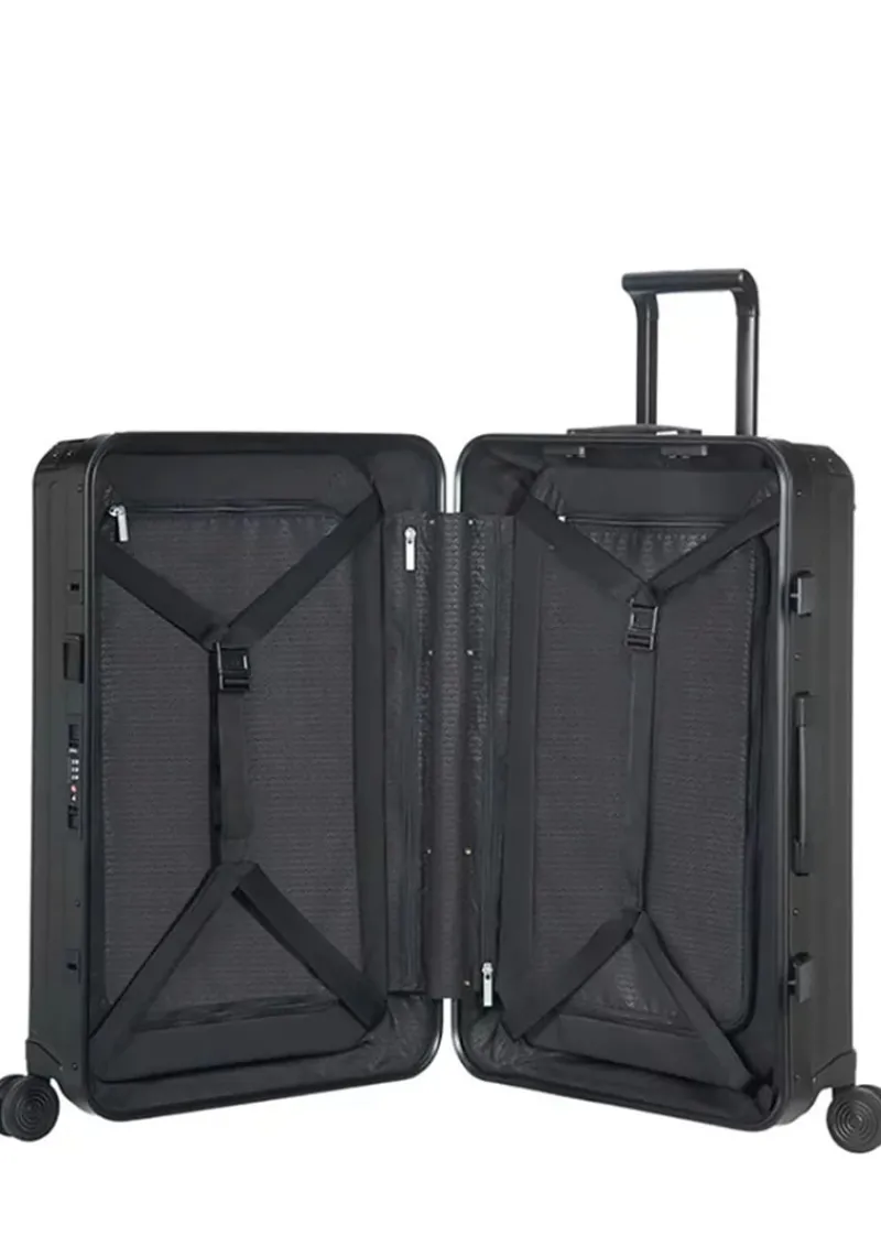 Samsonite Spinner (4 Wheel) | Aluminium Luggage-Lite-Box Alu Spinner Aluminium (4 Wheels) 69cm - Black