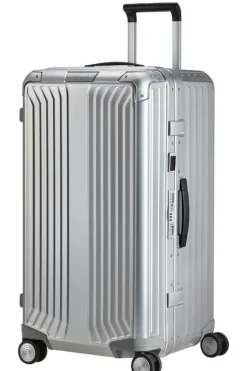 Samsonite Spinner (4 Wheel) | Aluminium Luggage-Lite-Box Alu Trunk 74cm - Aluminium