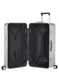 Samsonite Spinner (4 Wheel) | Aluminium Luggage-Lite-Box Alu Trunk 74cm - Aluminium