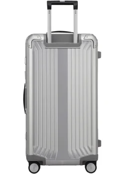 Samsonite Spinner (4 Wheel) | Aluminium Luggage-Lite-Box Alu Trunk 74cm - Aluminium