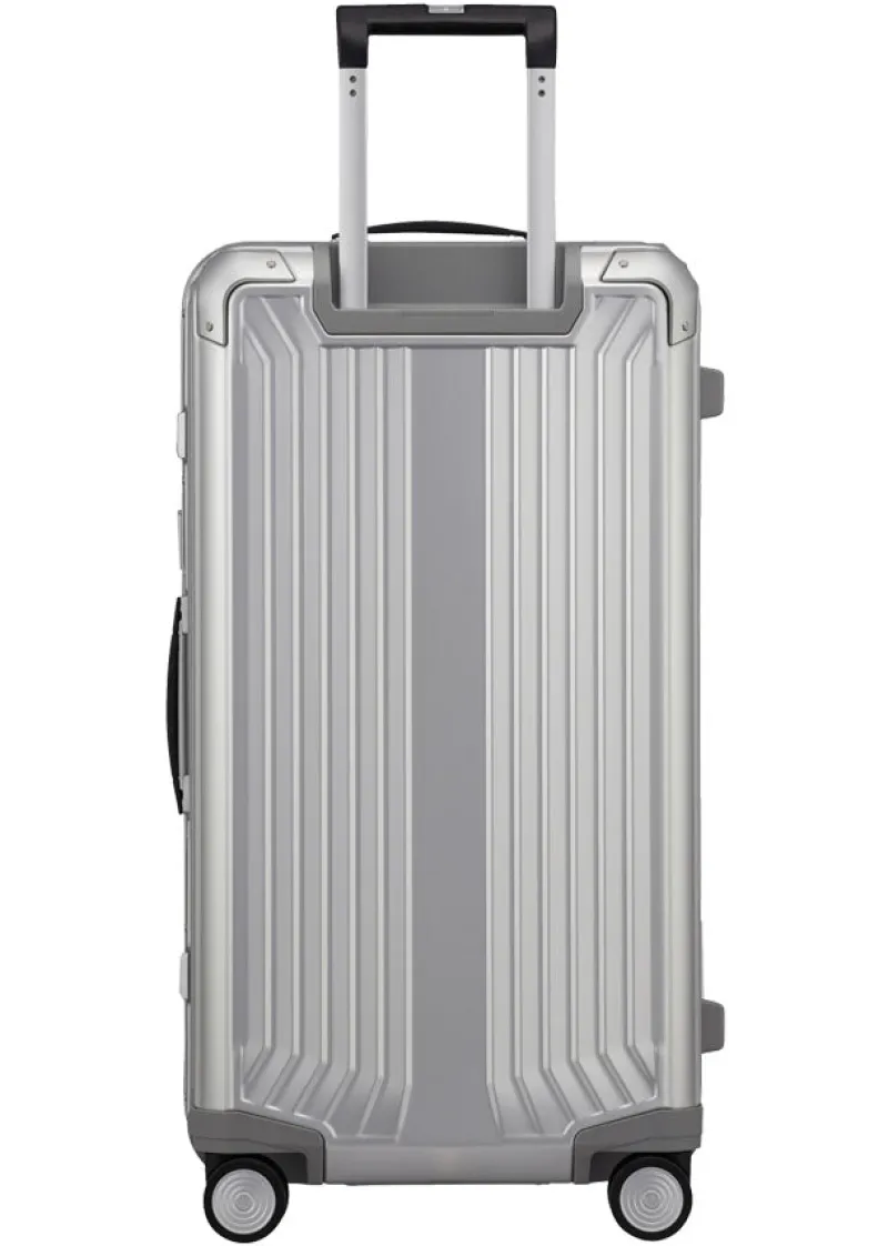Samsonite Spinner (4 Wheel) | Aluminium Luggage-Lite-Box Alu Trunk 74cm - Aluminium