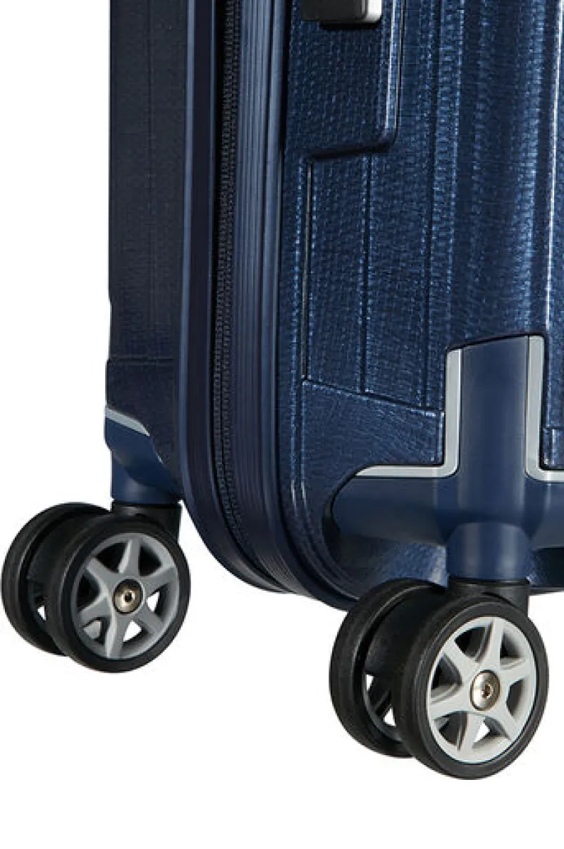 Samsonite Spinner (4 Wheel) | Lightweight Luggage-LITE-BOX Spinner (4 wheels) 55cm - Deep Blue