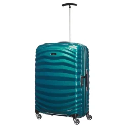 Samsonite Spinner (4 Wheel) | Lightweight Luggage-Lite-Shock 69cm Spinner (4 Wheel) - Petrol Blue
