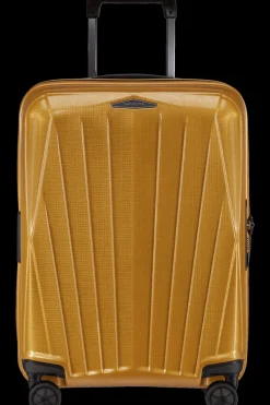 Samsonite Spinner (4 Wheel) | Hardside Luggage-MAJOR-LITE 55cm Spinner Expandable (4wheels) - Saffron Yellow