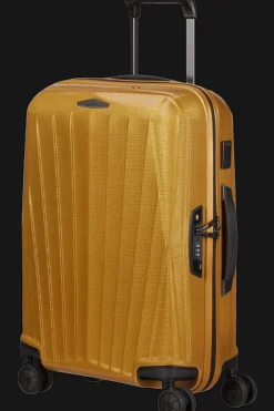 Samsonite Spinner (4 Wheel) | Hardside Luggage-MAJOR-LITE 55cm Spinner Expandable (4wheels) - Saffron Yellow