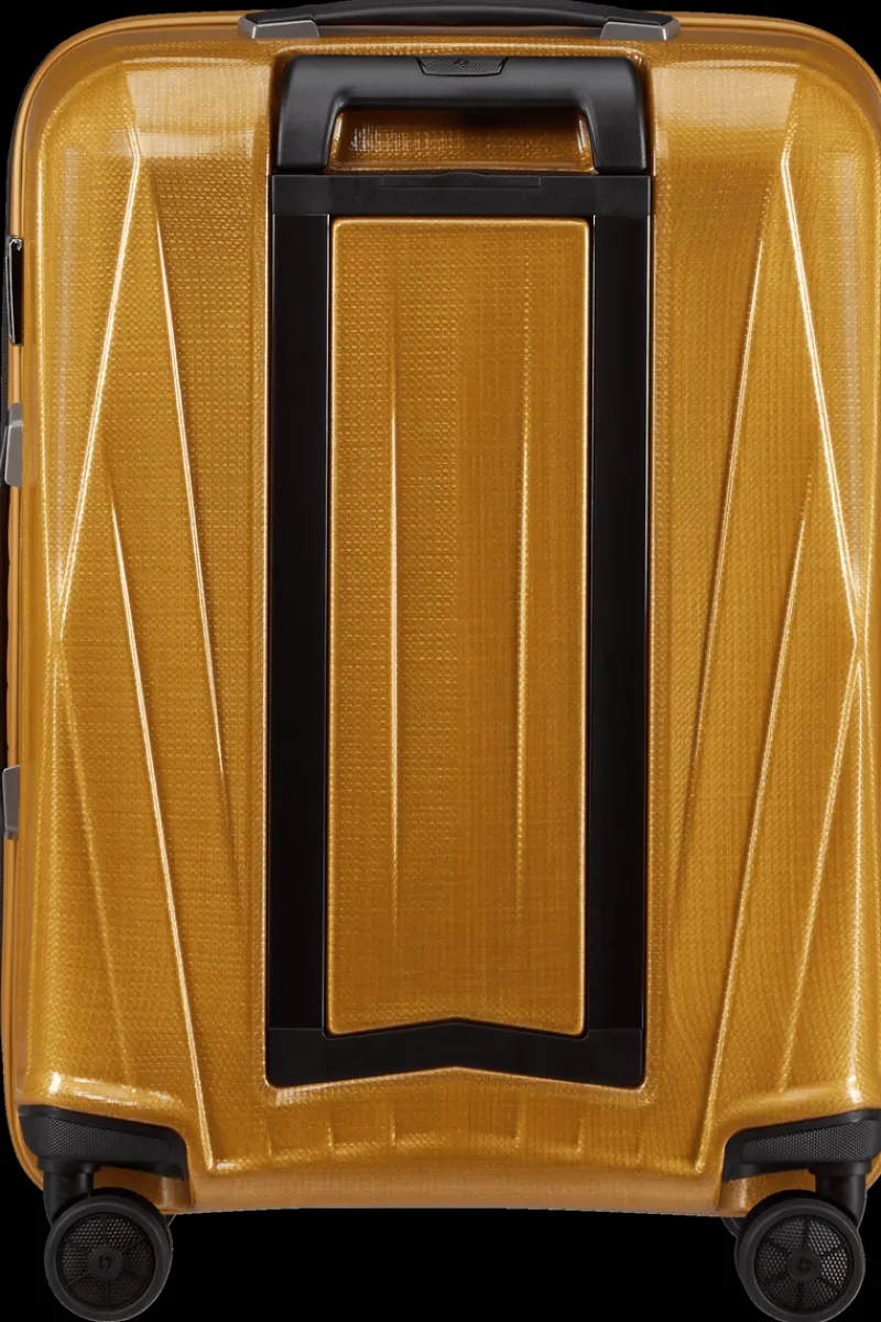Samsonite Spinner (4 Wheel) | Hardside Luggage-MAJOR-LITE 55cm Spinner Expandable (4wheels) - Saffron Yellow