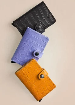 Secrid Wallets-Miniwallet Cleo Ochre Brown