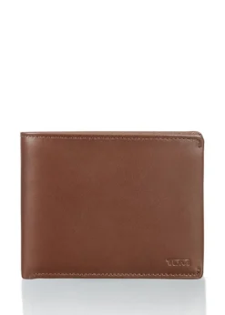 Tumi Wallets-Nassau SLG Global Wallet with Coin Pocket - Whiskey Burnt