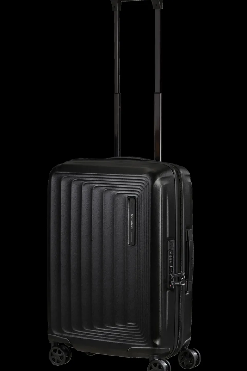 Samsonite Spinner (4 Wheel) | Hardside Luggage-NUON 55cm Spinner Expandable (4 wheels) - Matt Graphite