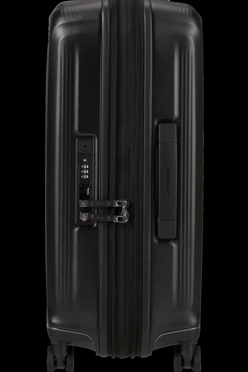 Samsonite Spinner (4 Wheel) | Hardside Luggage-NUON 55cm Spinner Expandable (4 wheels) - Matt Graphite