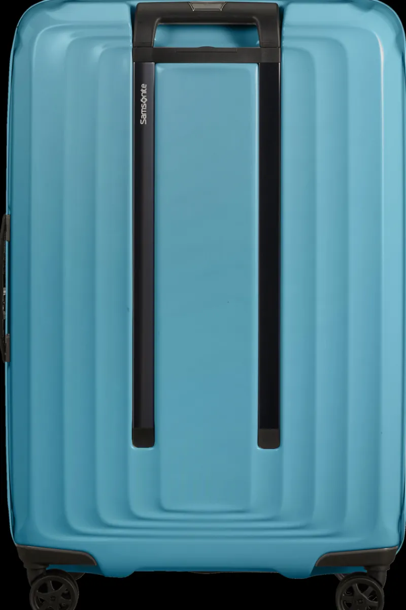 Samsonite Spinner (4 Wheel) | Hardside Luggage-NUON Spinner Expandable (4 wheels) 69cm - Metallic Ocean Blue